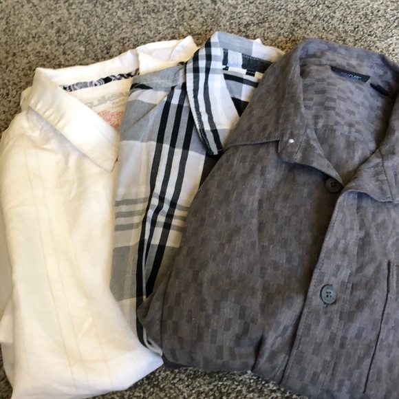 Quiksilver Other - Vans, Quicksilver button up shirts lot of (3) Quiksilver Other - Vans, Quicksilver button up shirts lot of (3)